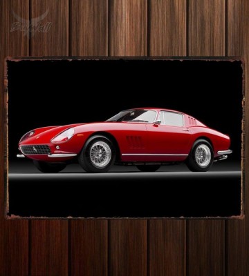 Металлическая табличка Ferrari 275 GTB-6C Scaglietti Shortnose